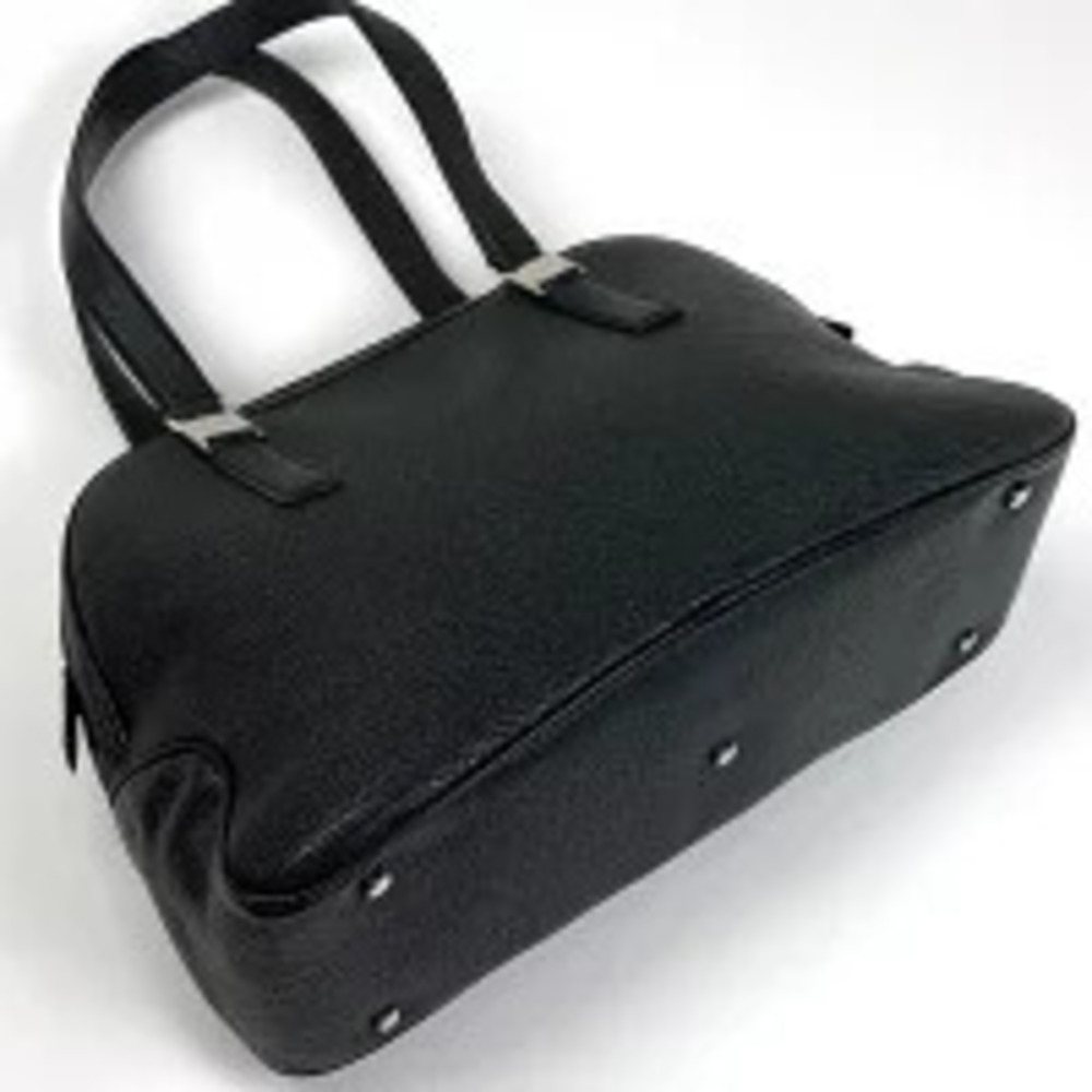 Salvatore Ferragamo leather Vara black handbag Black